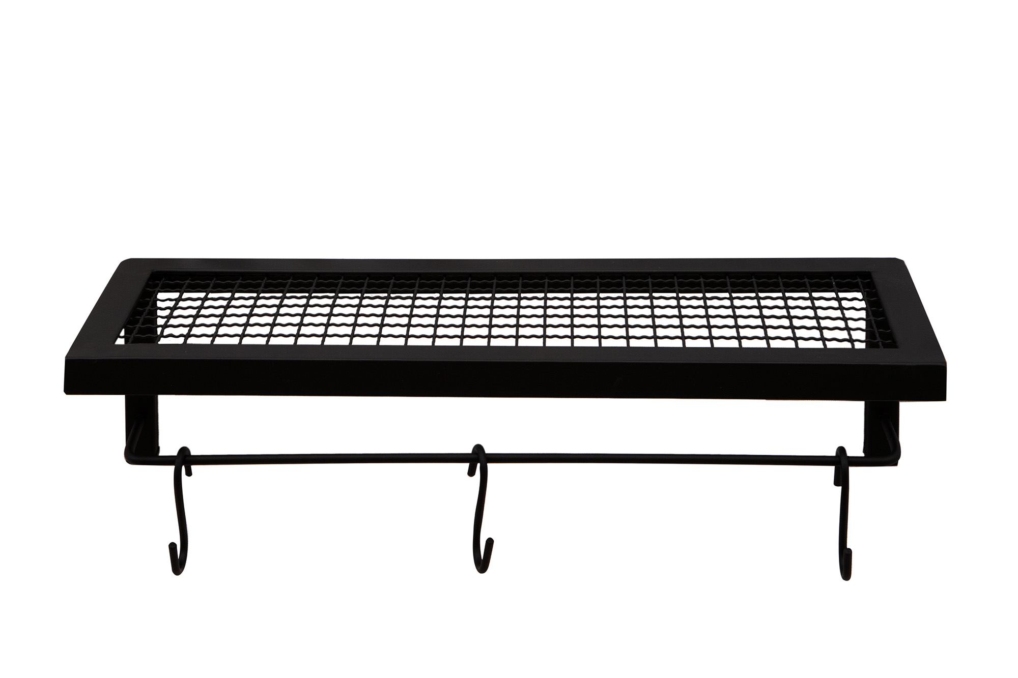 Prateleira de Cozinha / Banheiro com Tela Expandida Metal e Suporte Toalhas Inferior Resistente à Água