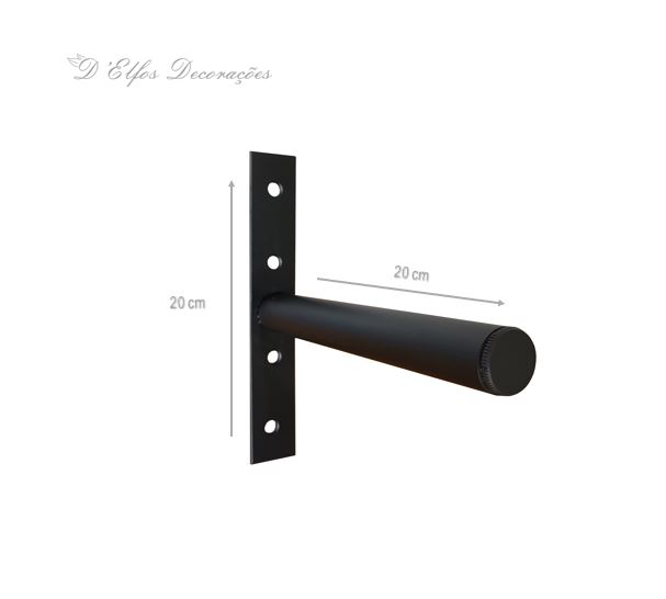 Suporte de Anilhas para Parede Expositor de Academia 50 Kg Capacidade Ferro