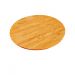 Tampo Mesa de Jantar Redonda 90cm 4 Lugares Cozinha Reformada Cor Nozes Pinus Maciço