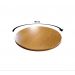 Tampo Redondo Madeira 60cm Bistrô Pinus Decoração