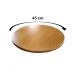 Tampo Redondo Mesa Decoração Bistrô Madeira Pinus 45cm