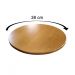 Tampo de Mesa Lateral Embaraço Redonda Pinus 38cm x 15mm