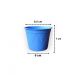 Vaso de Flores Coloridos Plástico 10un vasinho suculenta/cacto decorativo