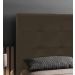 Cabeceira Casal Cama Box 140cm para Quarto Luna Suede Marrom M11 - D'Rossi
