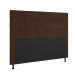 Cabeceira Casal Cama Box 140cm para Quarto Stambul Suede Marrom M11 - D'Rossi