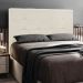Cabeceira Casal Queen Cama Box 160cm para Quarto Luna Suede Bege M11 - D'Rossi