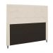 Cabeceira Casal Queen Cama Box 160cm para Quarto Luna Suede Bege M11 - D'Rossi