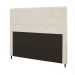 Cabeceira Casal Queen Cama Box 160cm para Quarto Luna Suede Bege M11 - D'Rossi