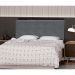 Cabeceira Luna para Cama Box Queen 160 cm Suede Cinza D'Rossi
