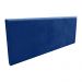 Cabeceira Painel Clean Cama Box Casal 140 cm Suede Azul Royal - D'Rossi