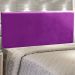 Cabeceira Painel Clean Cama Box Casal 140 cm Suede Roxo - D'Rossi