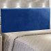 Cabeceira Painel Clean Cama Box Queen 160 cm Suede Azul Royal - D'Rossi