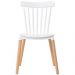 Cadeira Sala de Jantar Pé Palito Madeira Kit 4 Tóquio Branco R02 - D'Rossi