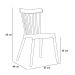 Cadeira Sala de Jantar Pé Palito Madeira Kit 4 Tóquio Branco R02 - D'Rossi