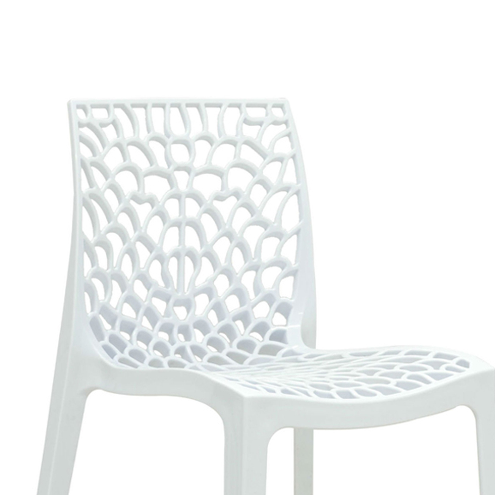 Cadeira para Sala de Jantar Gruvyer Branco - D'Rossi