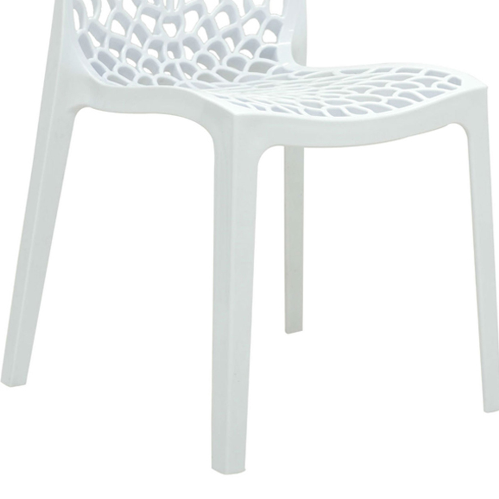Cadeira para Sala de Jantar Gruvyer Branco - D'Rossi