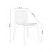 Cadeira para Sala de Jantar Gruvyer Branco - D'Rossi