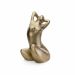 Escultura Decorativa Eva em Cerâmica Ouro Velho 39x21x25 cm - D'Rossi