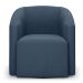 Kit 2 Poltronas Stella Max Suede Azul Marinho Base Giratória - D'Rossi