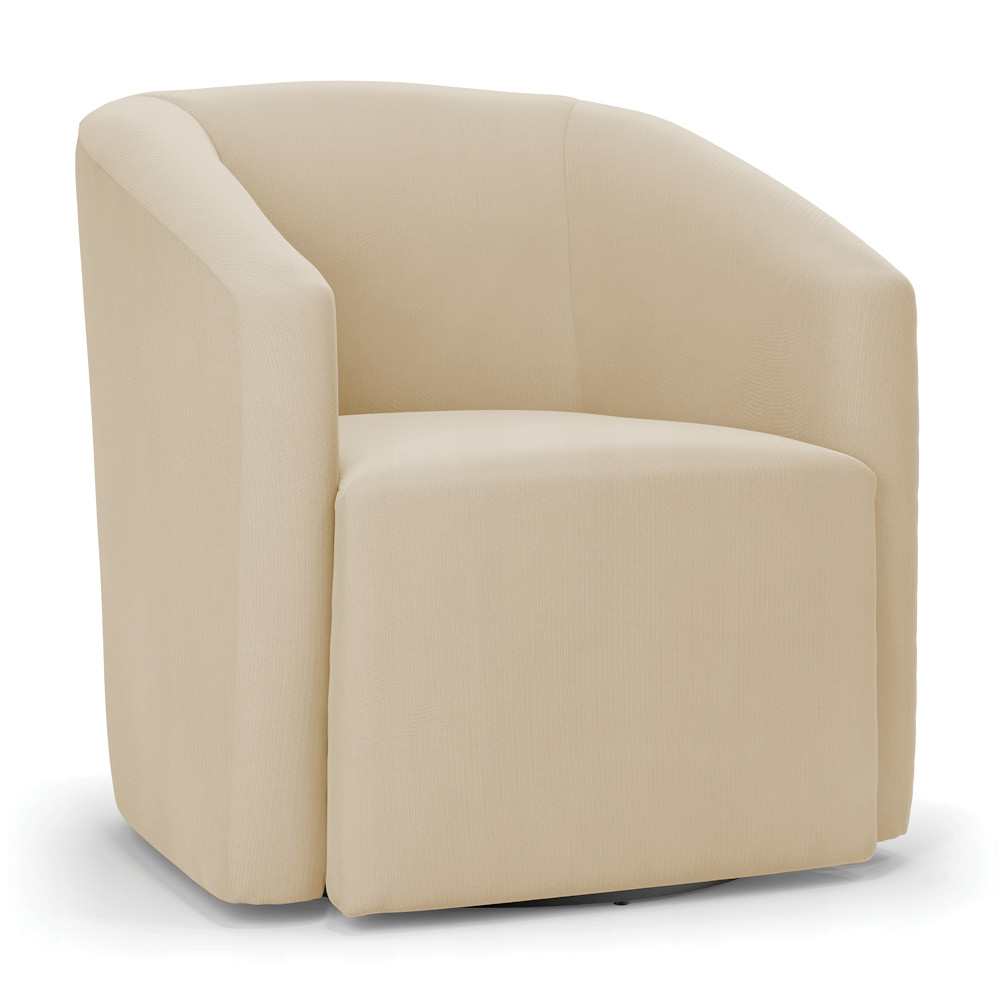 Kit 2 Poltronas Stella Max Suede Base Giratória - D'Rossi