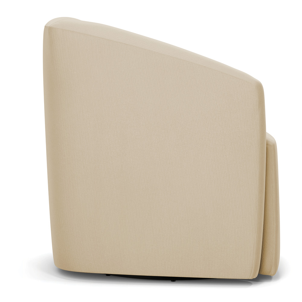 Kit 2 Poltronas Stella Max Suede Base Giratória - D'Rossi