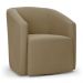 Kit 2 Poltronas Stella Max Suede Marrom Rato Base Giratória - D'Rossi