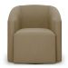 Kit 2 Poltronas Stella Max Suede Marrom Rato Base Giratória - D'Rossi