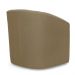 Kit 2 Poltronas Stella Max Suede Marrom Rato Base Giratória - D'Rossi