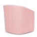 Kit 2 Poltronas Stella Max Suede Rosa Bebê Base Giratória - D'Rossi
