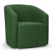 Kit 2 Poltronas Stella Max Suede Verde Base Giratória - D'Rossi