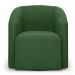 Kit 2 Poltronas Stella Max Suede Verde Base Giratória - D'Rossi