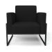Poltrona Base Industrial Alta Preto Marisa Linho Preto A79 D03 - D?Rossi