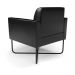 Poltrona Base X Industrial Preto Marisa Corano Preto D03 - D'Rossi