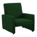 Poltrona Mirella Suede Verde com Rodízios C05 - D'Rossi