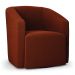 Poltrona Stella Max Bouclê Terracota Base Giratória - D'Rossi