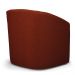 Poltrona Stella Max Bouclê Terracota Base Giratória - D'Rossi