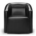 Poltrona Stella Max Corano Preto Base Giratória - D'Rossi
