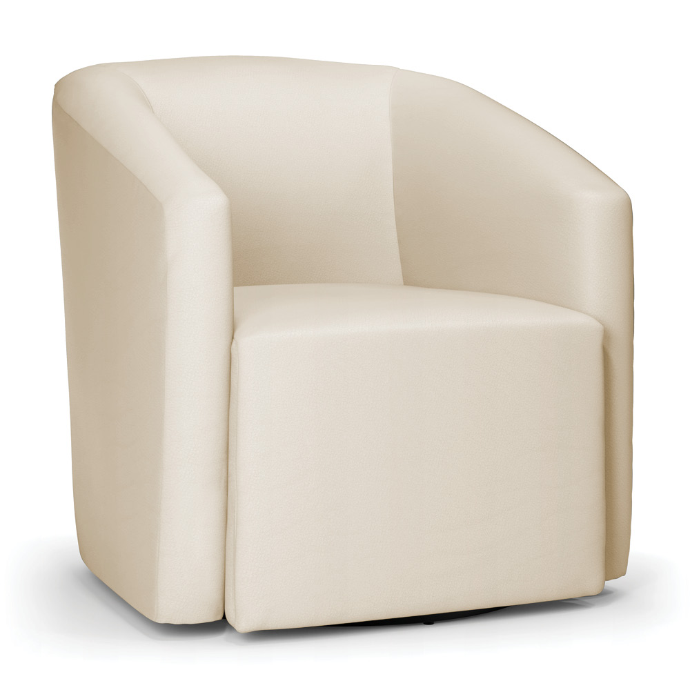 Poltrona Stella Max Corino Base Giratória - D'Rossi