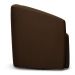 Poltrona Stella Max Suede Marrom Base Giratória - D'Rossi