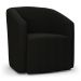 Poltrona Stella Max Suede Preto Base Giratória - D'Rossi