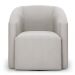 Poltrona Stella Max Veludo Cinza Base Giratória - D'Rossi