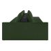 Sofá Ilha 4 Lugares Living 432cm Modulado Sala Lary Veludo Verde/PU Pto K01 - D'Rossi