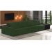 Sofá Ilha 4 Lugares Living 472cm Modulado Sala Lary Veludo Verde/PU Pto K01 - D'Rossi