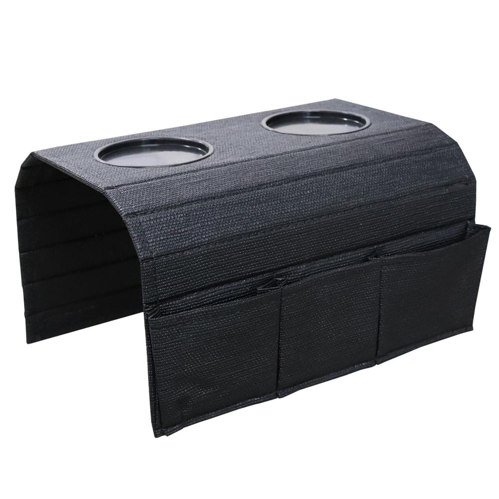 Esteira Porta Copo Braça Para Sofá Preto - D'Rost