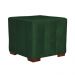 Puff Cuba Decorativo Veludo Verde - D'Rost