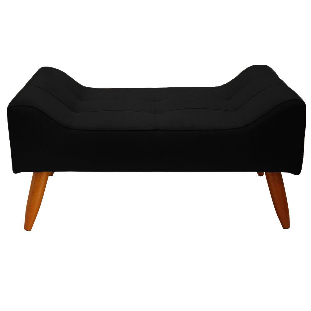 Puff Decorativo Cancun Suede Preto Trazendo Conforto ao seu Pet