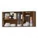Armario Aereo Pop 120 cm com 3 Portas Freijo/Chumbo