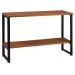 Aparador Para Sala Aço Preto 120 cm I10 Madeira Taeda Mell Dmobiliario