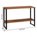 Aparador Para Sala Aço Preto 120 cm I10 Madeira Taeda Mell Dmobiliario
