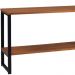 Aparador Para Sala Aço Preto 120 cm I10 Madeira Taeda Mell Dmobiliario